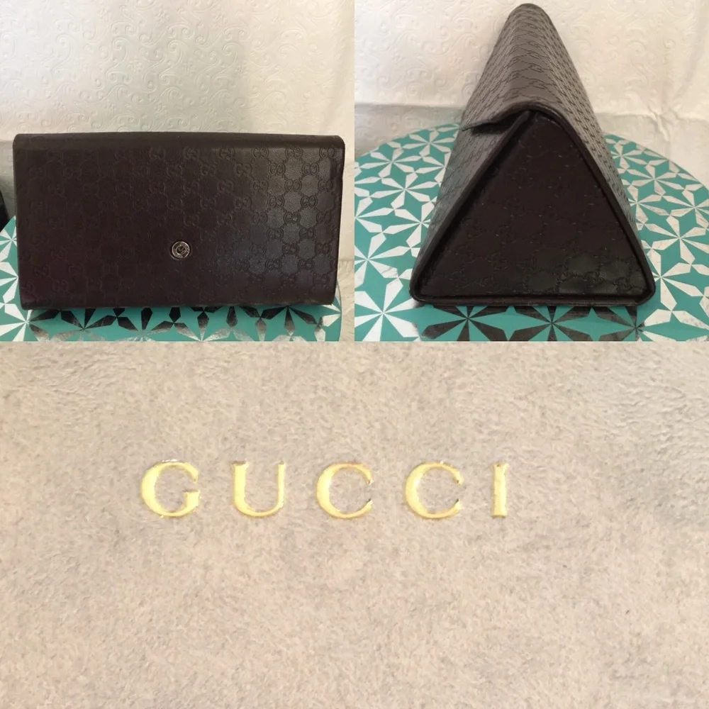 Gucci ( Authentic ) Leather wallet/eyeglass Case! - Picture 2 of 8